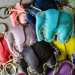 Tsonga Elephant Keyring